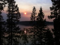 Sunset at Cluculz Lake