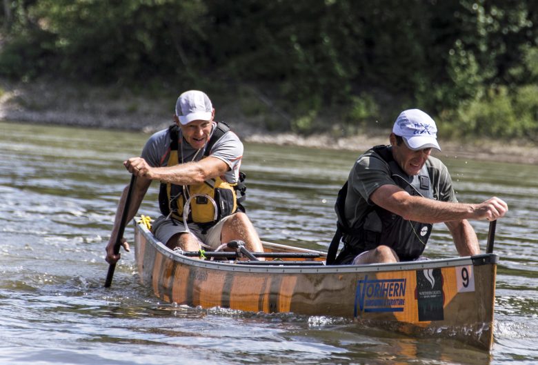 Racing canoes