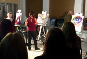 2016 Art Battle held at The Hubspace in downtown Prince George
