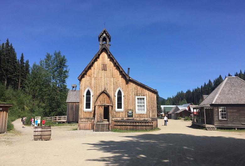 Church at Barkerville historic site