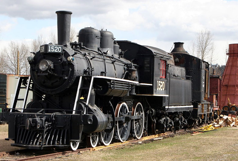Train at Railway and Forestry Museum